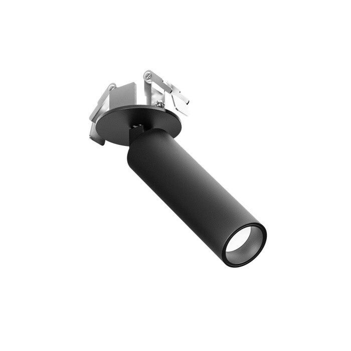 Verstelbare Inbouwspot LED 7W – Satijnzwart Aluminium – 2700K – 500 lm – IP20