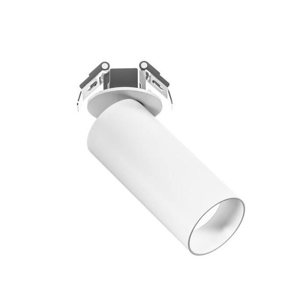 Verstelbare Inbouwspot LED 12W – Satijnwit Aluminium – 2700K – 1022 lm – IP20