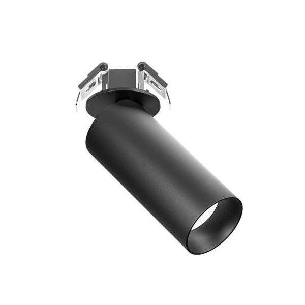 Verstelbare inbouwspot LED 12W – Satijnzwart Aluminium – 3000K – 1009lm – IP20