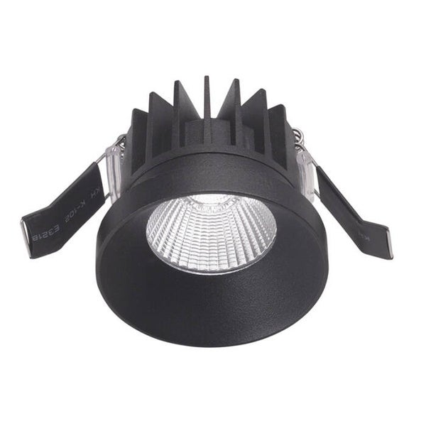 Inbouwspot LED 9W – Zwart– 3000K – IP54 – CRI>90 – 36°