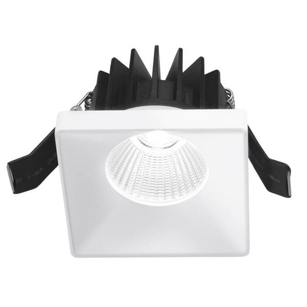 Vierkante Inbouwspot LED 9W – Satijnwit – 3000K – IP54 – CRI>90 – 38°