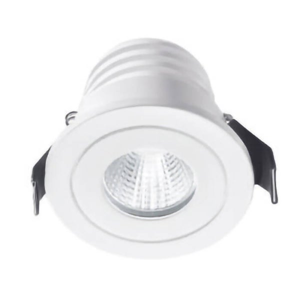 LED Inbouwspot 5W – Mat Wit Aluminium – 3000K Warm Wit – 350 lm