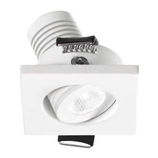 Vierkante Verstelbare Inbouwspot CREE LED 3W – Mat Wit – 3000K