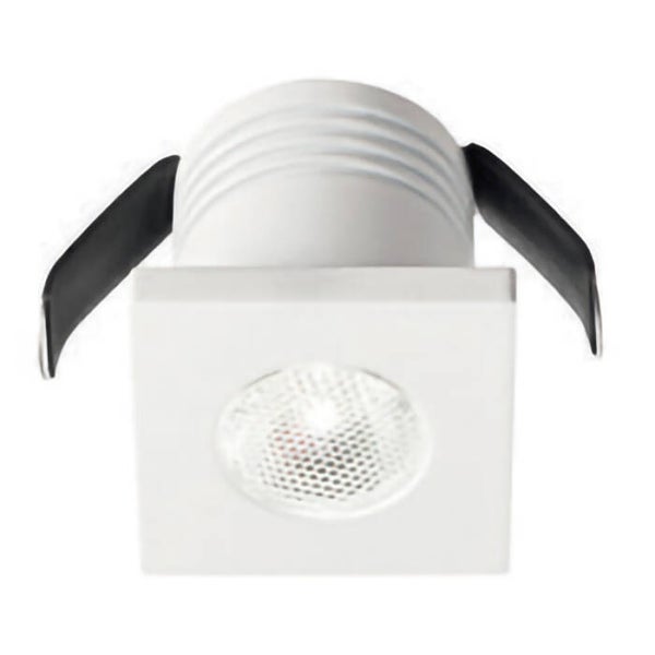 Vierkante Inbouwspot LED 3W – Wit - Aluminium – CREE LED – 3000K – IP20