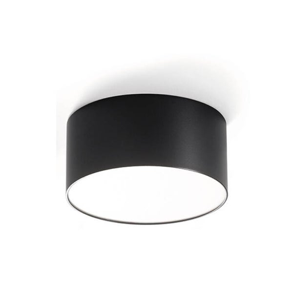 Plafondlamp LED – Aluminium Frame – Matzwart – Methacrylaat Diffusor – 16W – 3000K