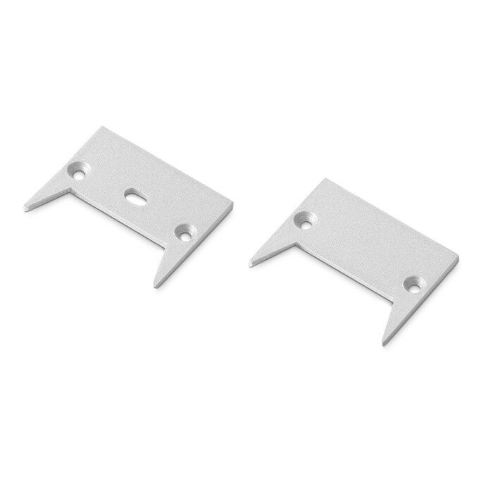 Eindkap Modulair Aluminium LED Profiel 2m – Slank - 2 Stuks