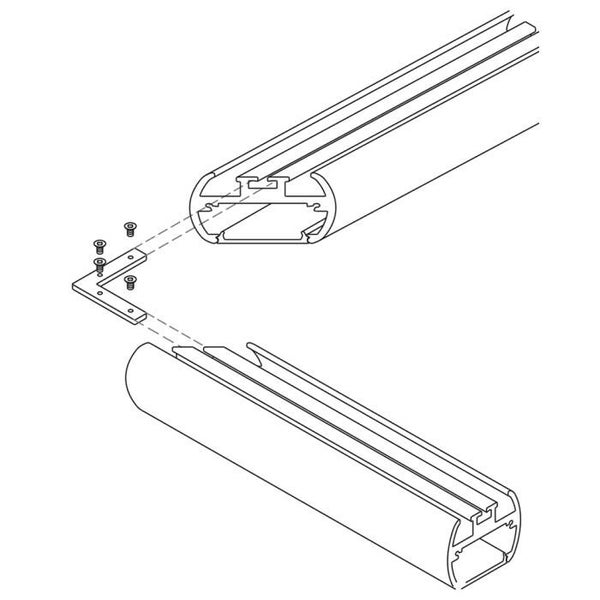 Kleine Hoekverbinding – Zilverkleurig