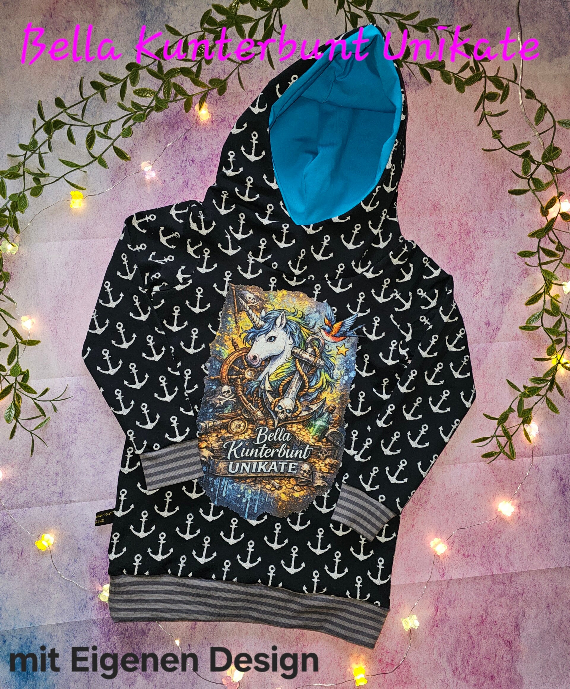 Jungs Hoodie mit Eigenem Design Gr.104/110