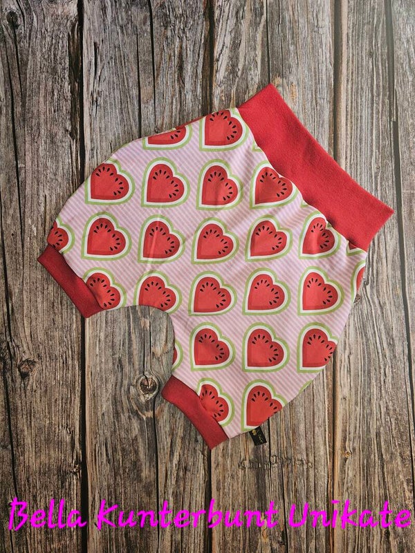 Mädchen Pumphose 92 Herz /Wassermelone