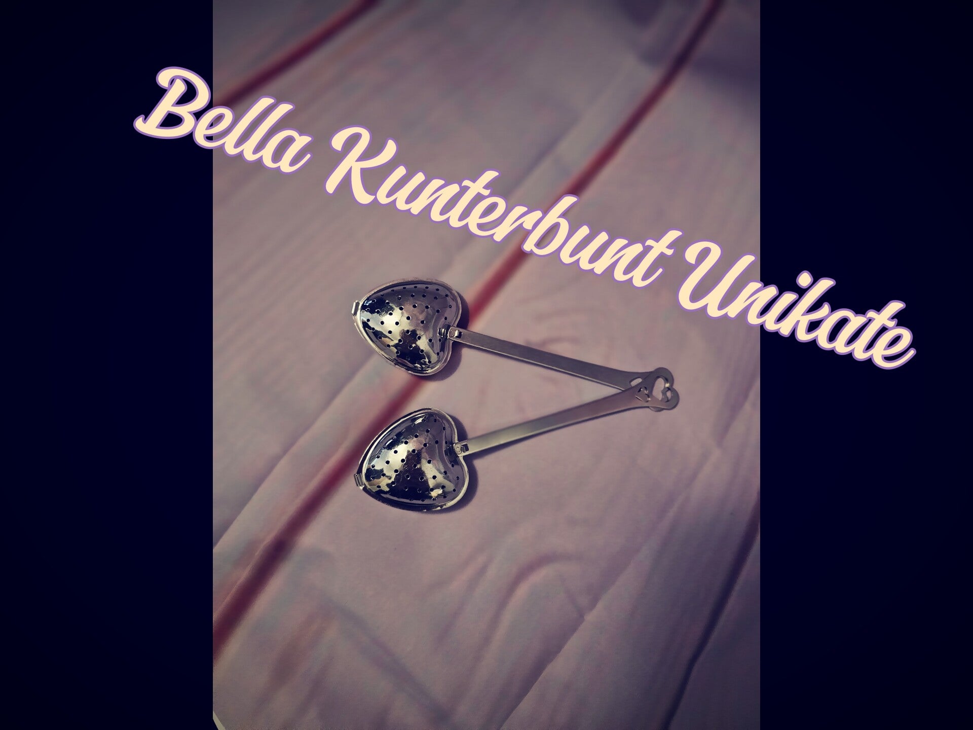 Edelstaht Teefilter Für losen Tee Herzform