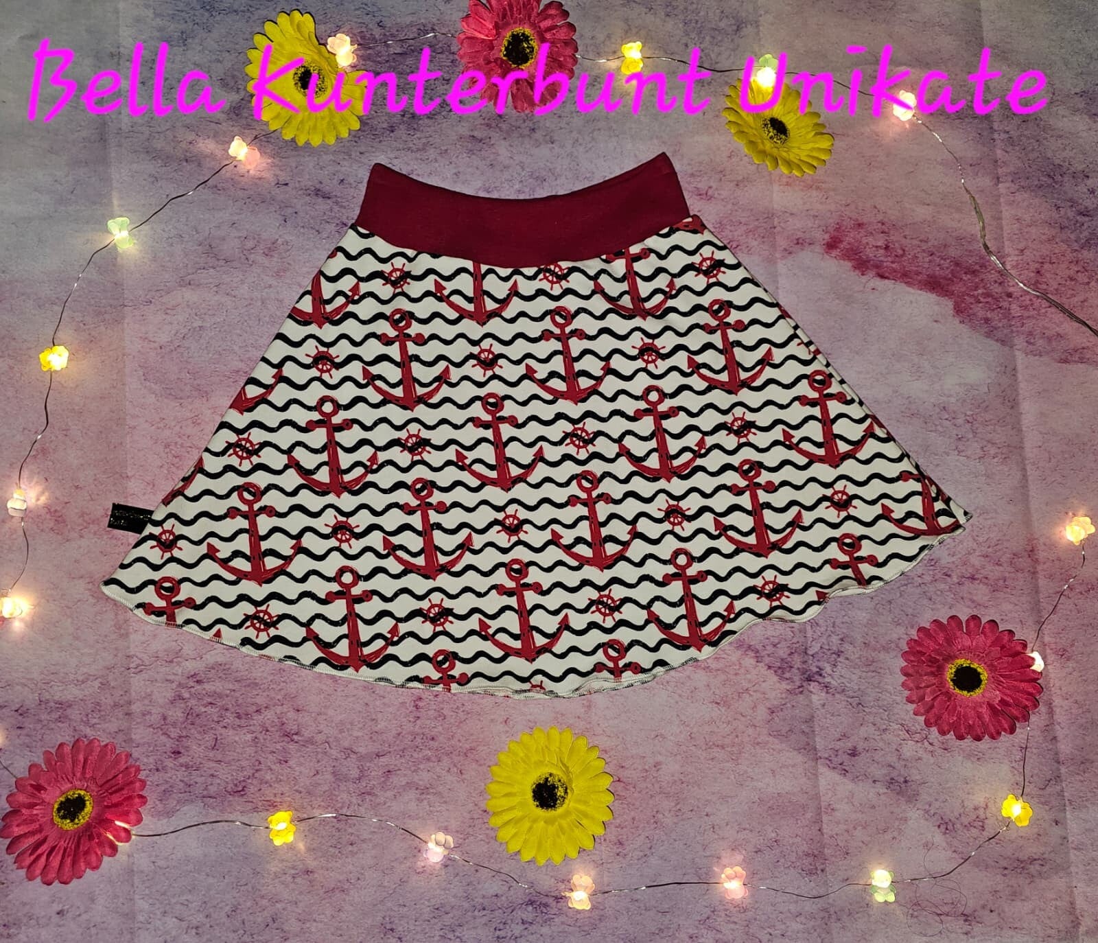 Mädchen Rock Rote Anker 110/116