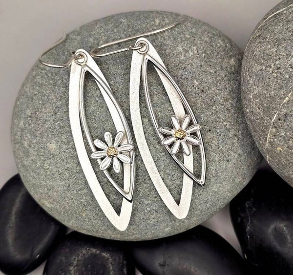 Dangly Daisy Earrings