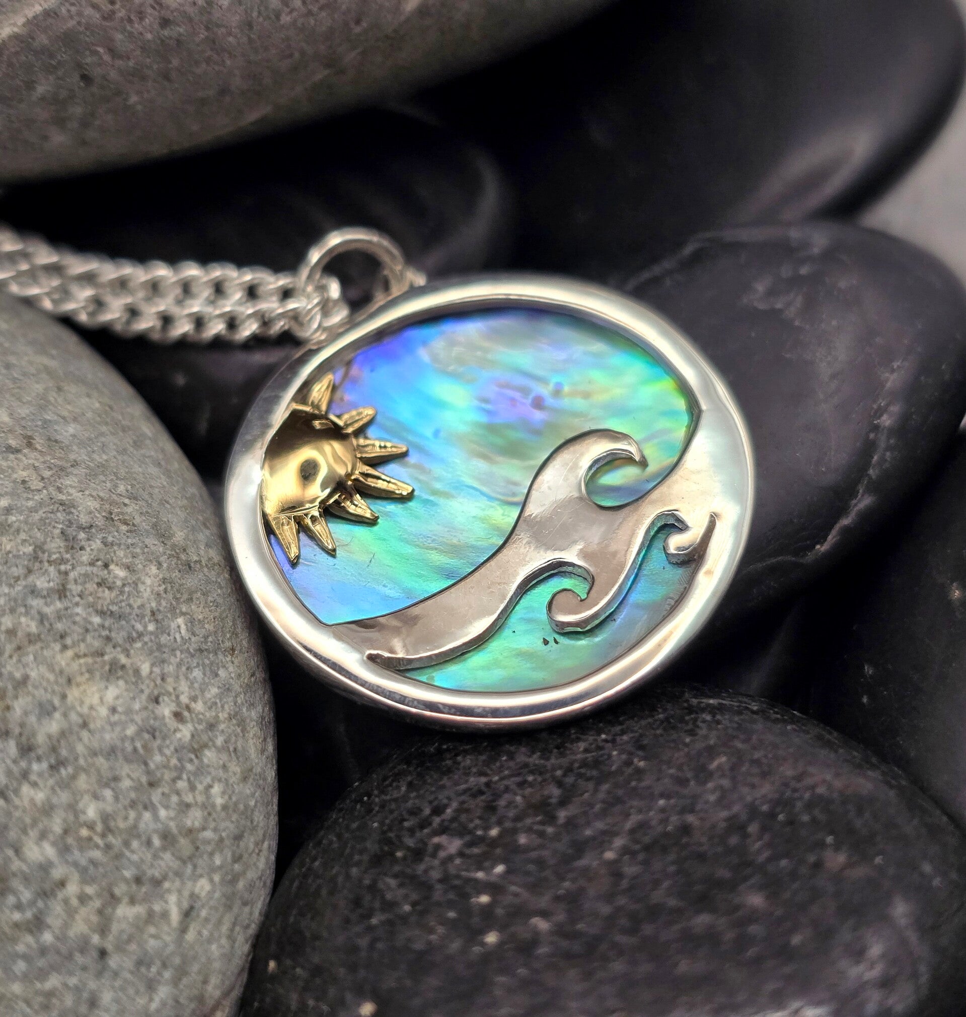 Wave Upon the Ocean Pendant.