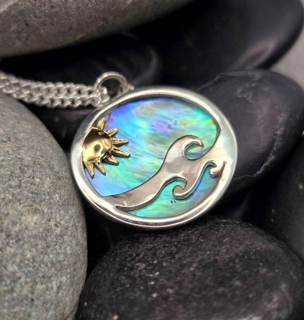Wave Upon the Ocean Pendant.