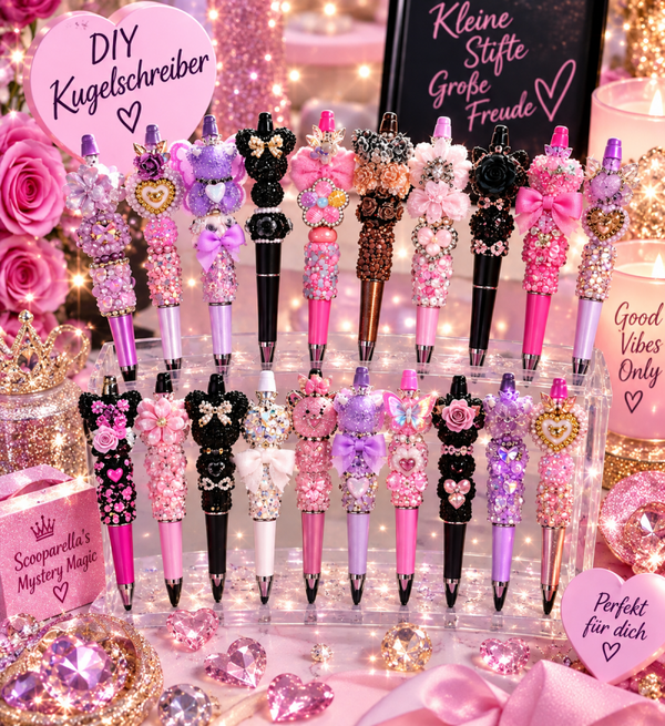 DIY GLITZER-KUGELSCHREIBER