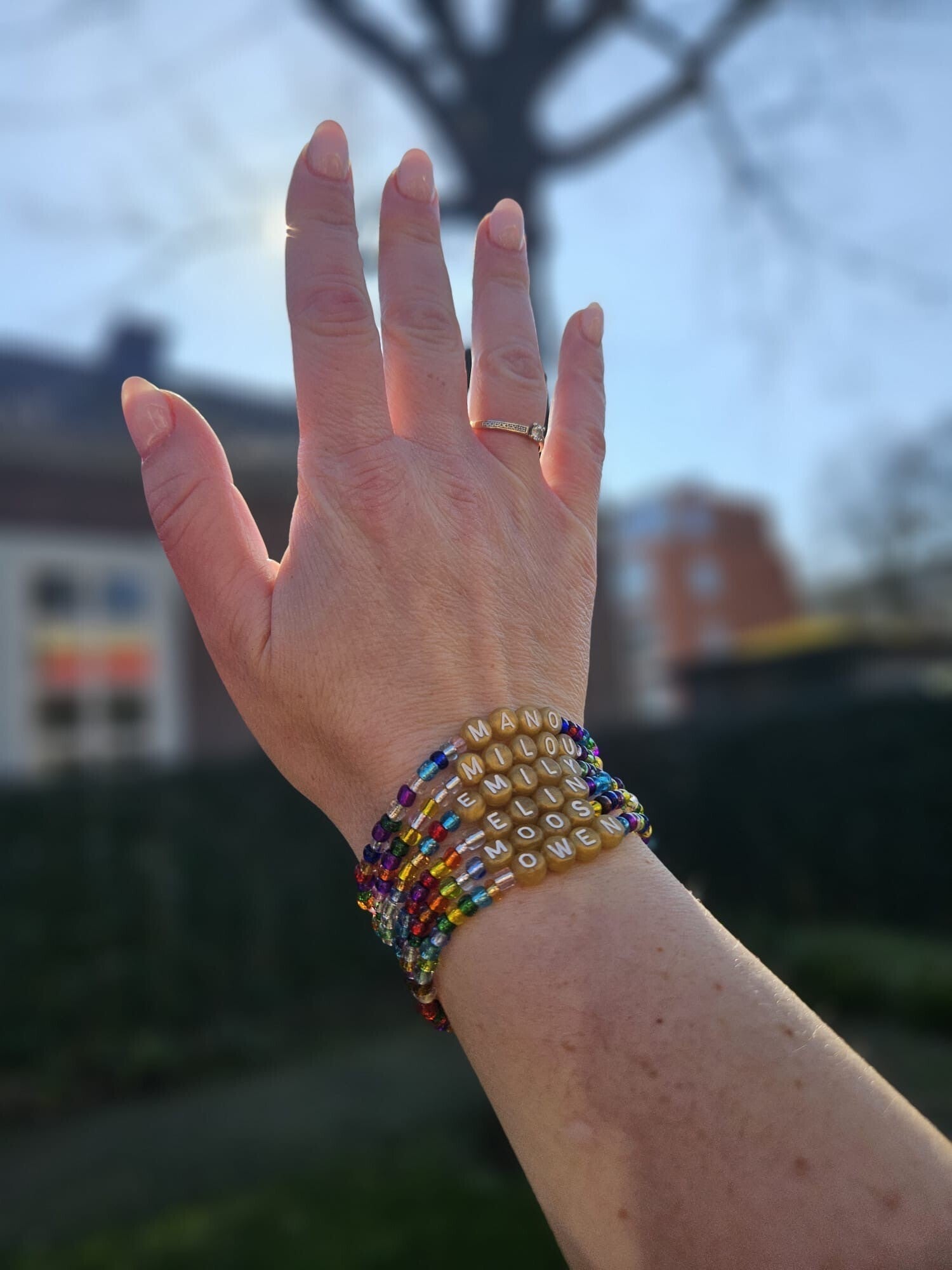 Armband - Meerkleurig Goud