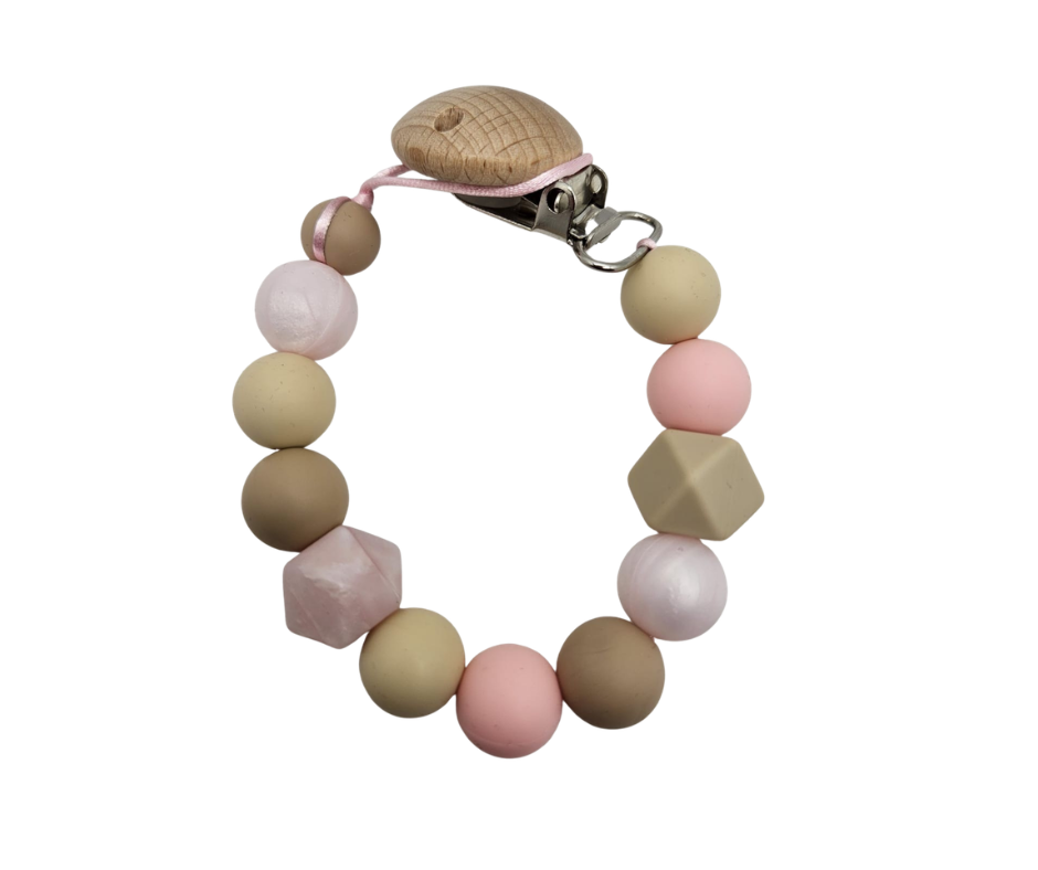Speenkoord - Roze/beige