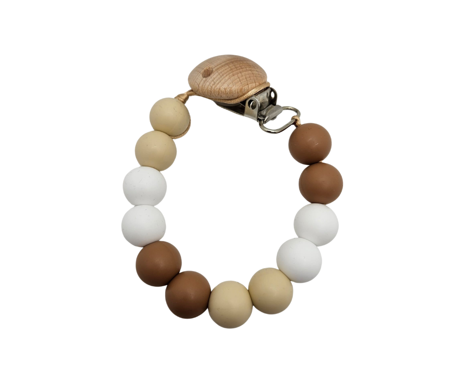 Speenkoord - Bruin/beige/wit