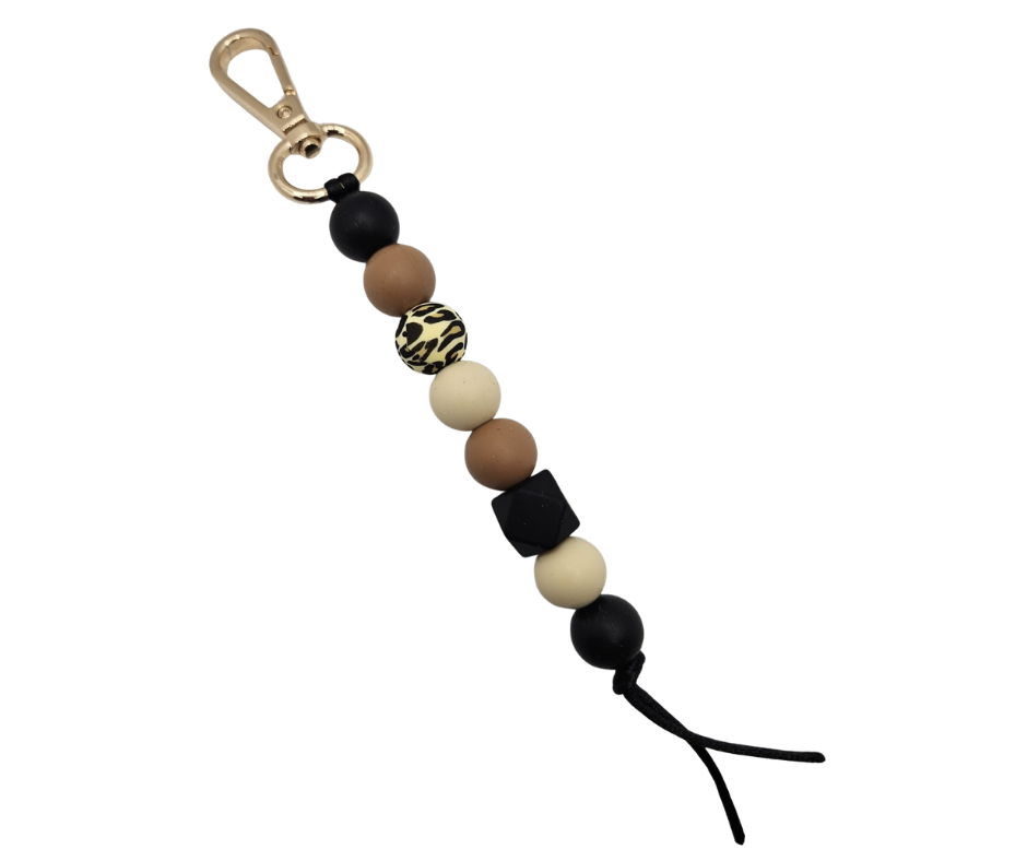 Tassenhanger - Panter/bruin/zwart