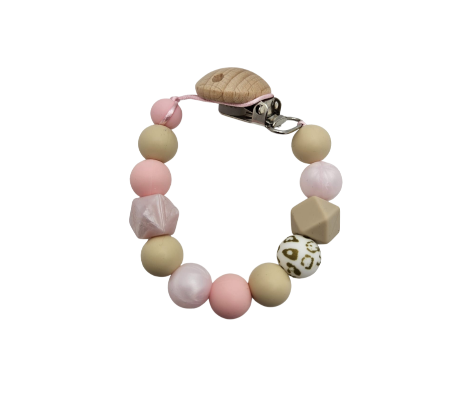 Speenkoord - Roze/beige