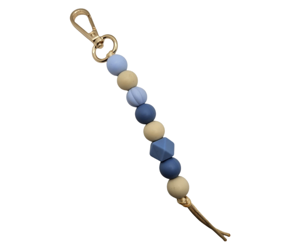 Tassenhanger - Blauw/beige