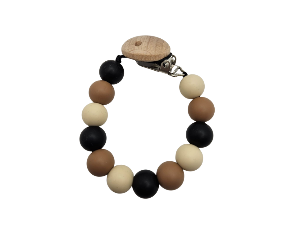 Speenkoord - Bruin/zwart/beige