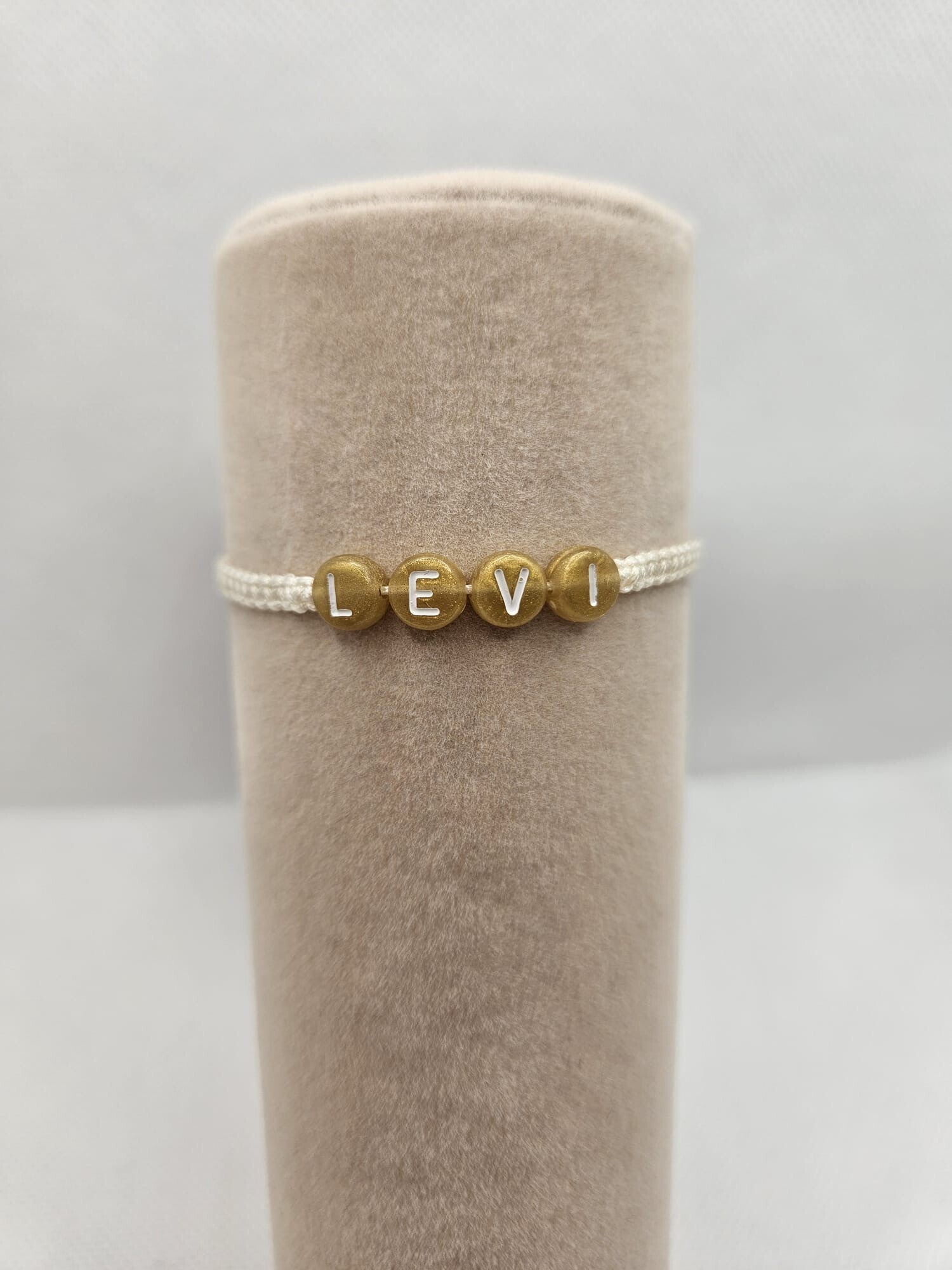 Armband met naam - Wit