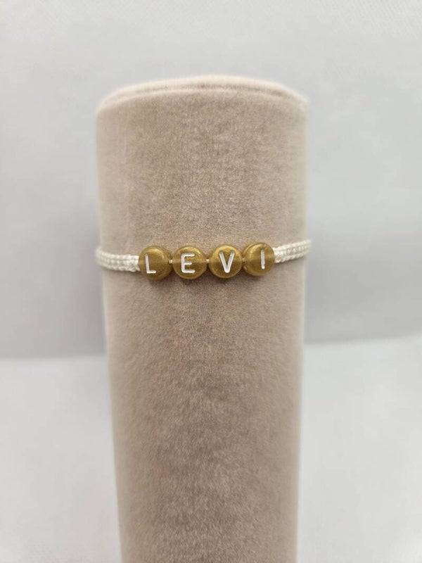 Armband met naam - Wit