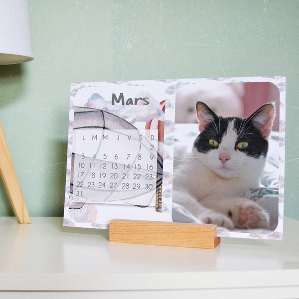 Calendrier à Poser Personnalisé avec Photos - Aventure