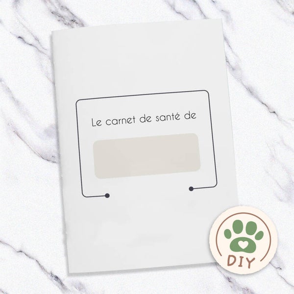 Carnet de santé PDF à imprimer – Pour chiens, chats et NAC