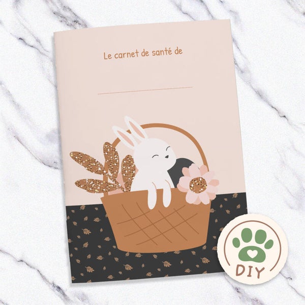 🐰 Carnet de santé lapin à imprimer – Fichier PDF à télécharger