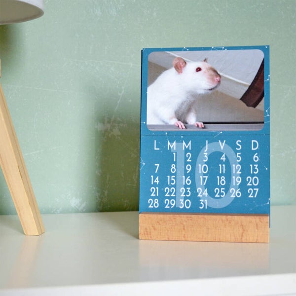 Calendrier à Poser Personnalisé avec Photos - Galaxie