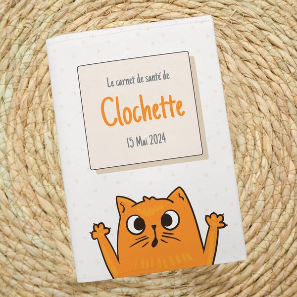 Protège Carnet de Santé pour Chat – Fun, Élégant et Personnalisé