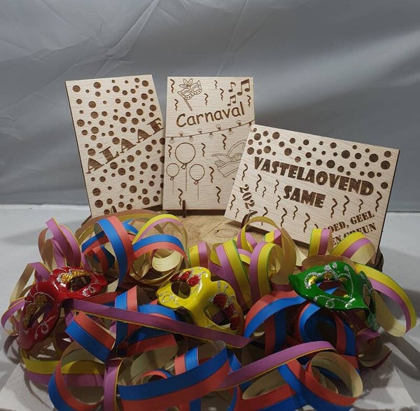 Wenskaarten - Carnavalscollectie