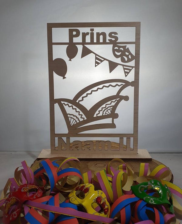 Houtenraamwerk Prins(es) - Carnavalscollectie