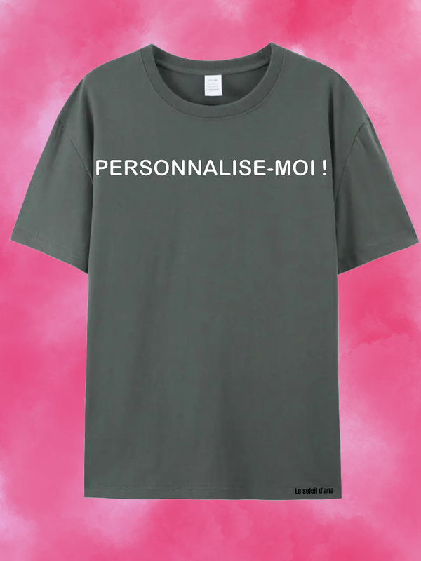 T-shirt à personnaliser