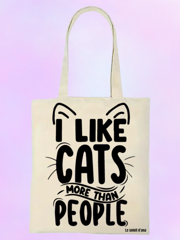 I like cats more than people