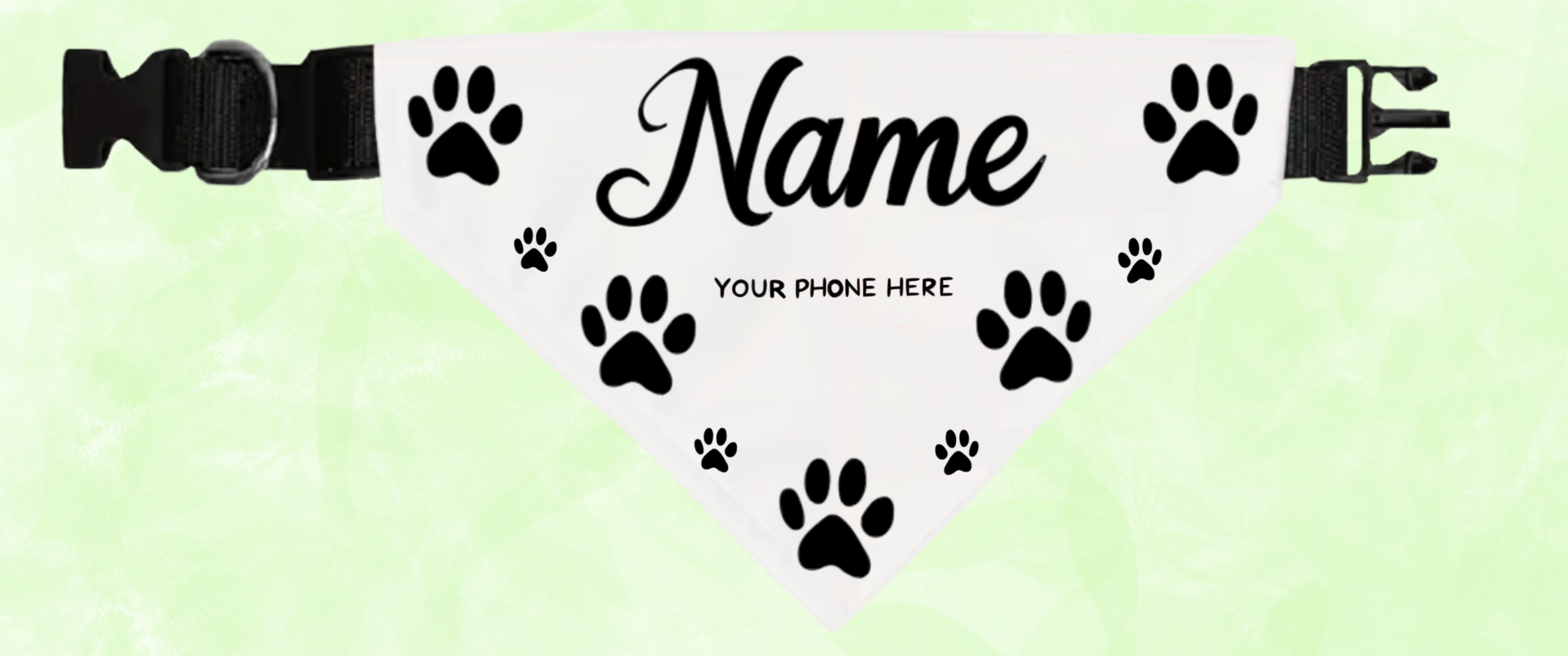 Collier pour chien personnalisable