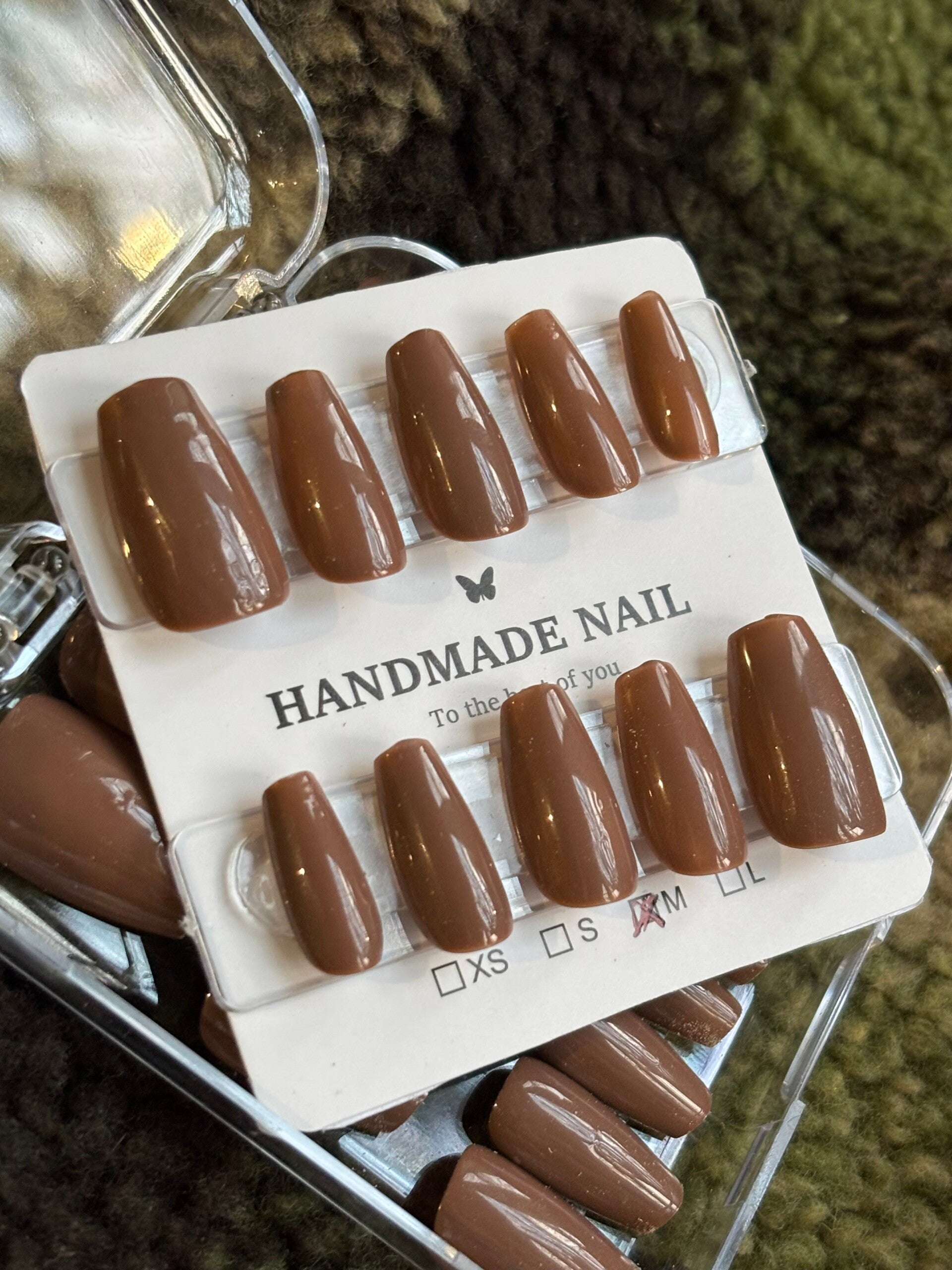 KIT gel pads UV - Basic Latte coffin M