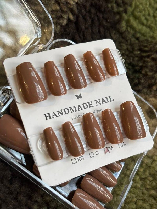 KIT gel pads UV - Basic Latte coffin M