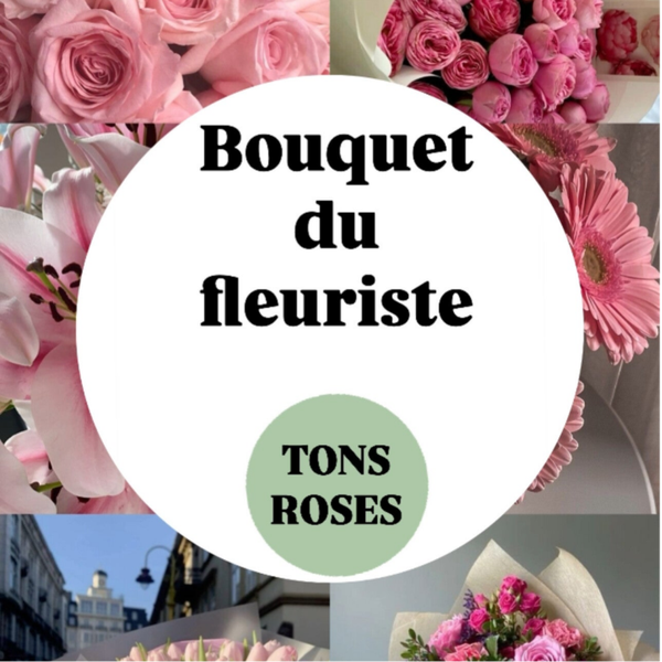 Bouquet du fleuriste pastel