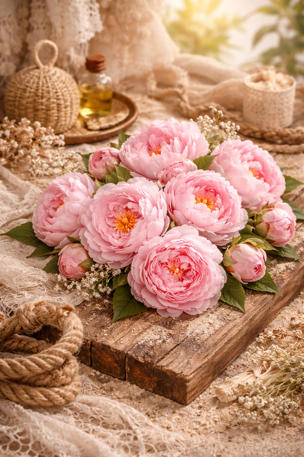 Bougie Collection Ambre parfum Pivoine