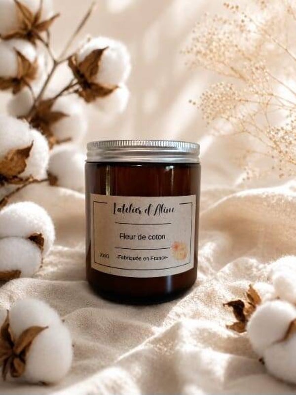 Bougie Collection Ambre parfum Fleurs de coton