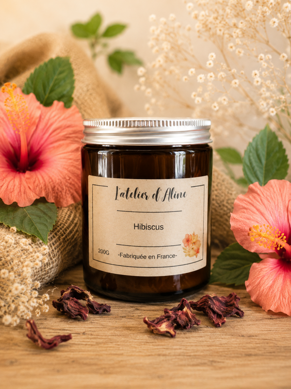 Bougie Collection Ambre parfum Hibiscus