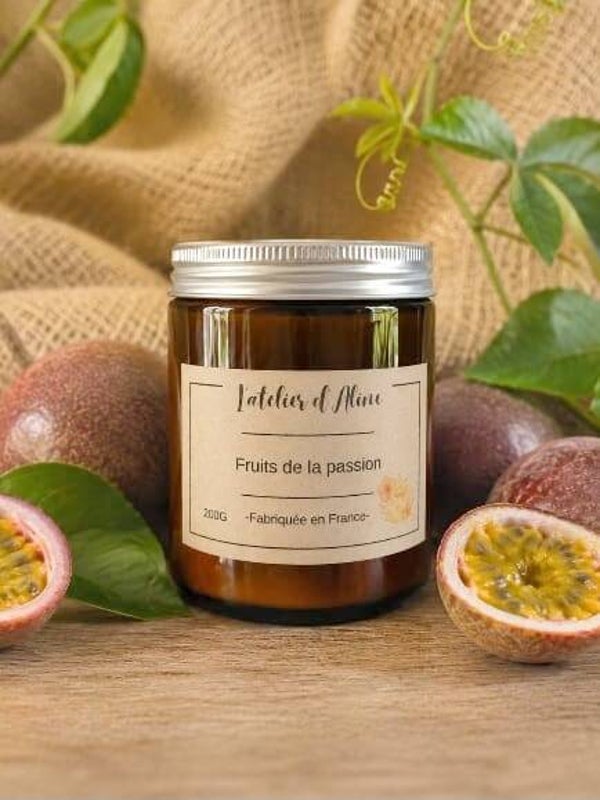 Bougie Collection Ambre parfum Fruit de la passion