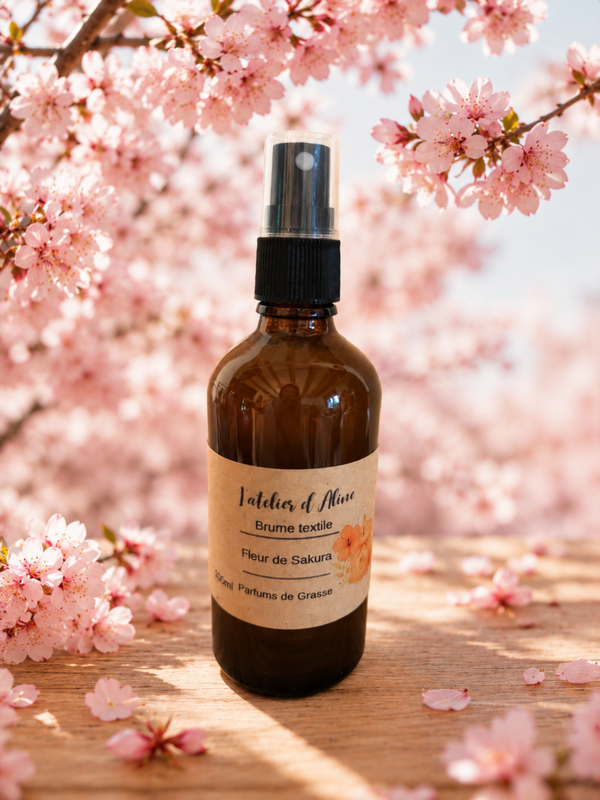 Brume textile parfum Fleurs de Sakura