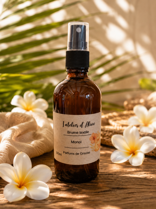 Brume textile parfum Monoï