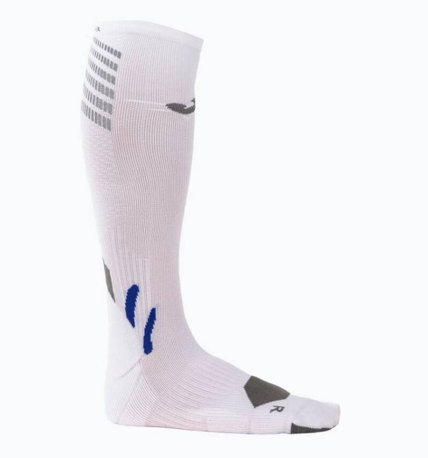 Kompressionssocke Joma lang weiß