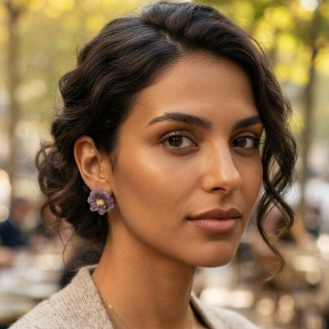 Puces d’oreilles Kalanchoé — fleurs véritables
