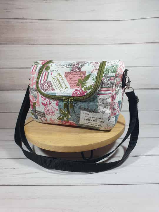 Paris Postcard - Handgemaakte crossbody tas